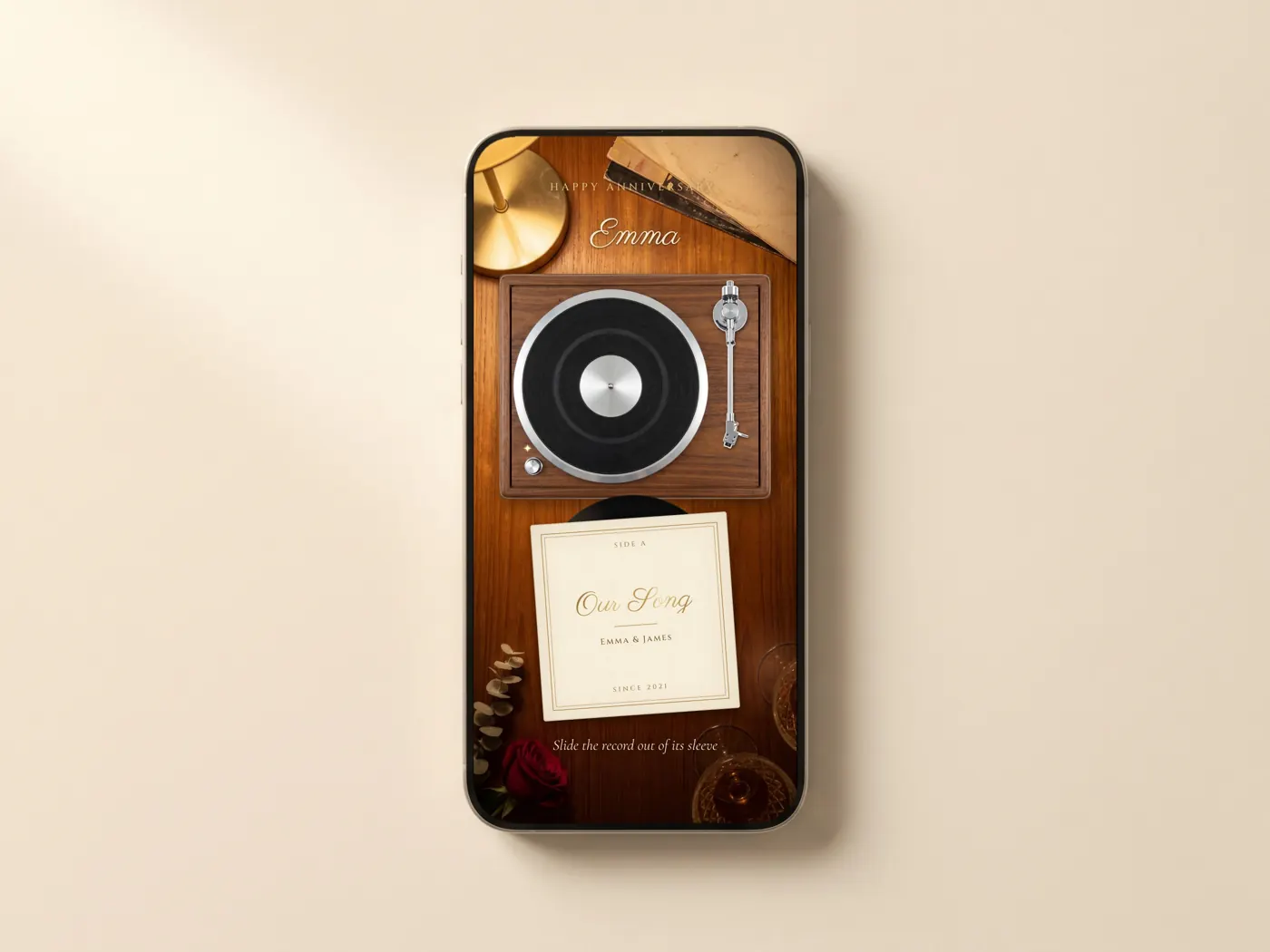 Our Song: animated digital letter