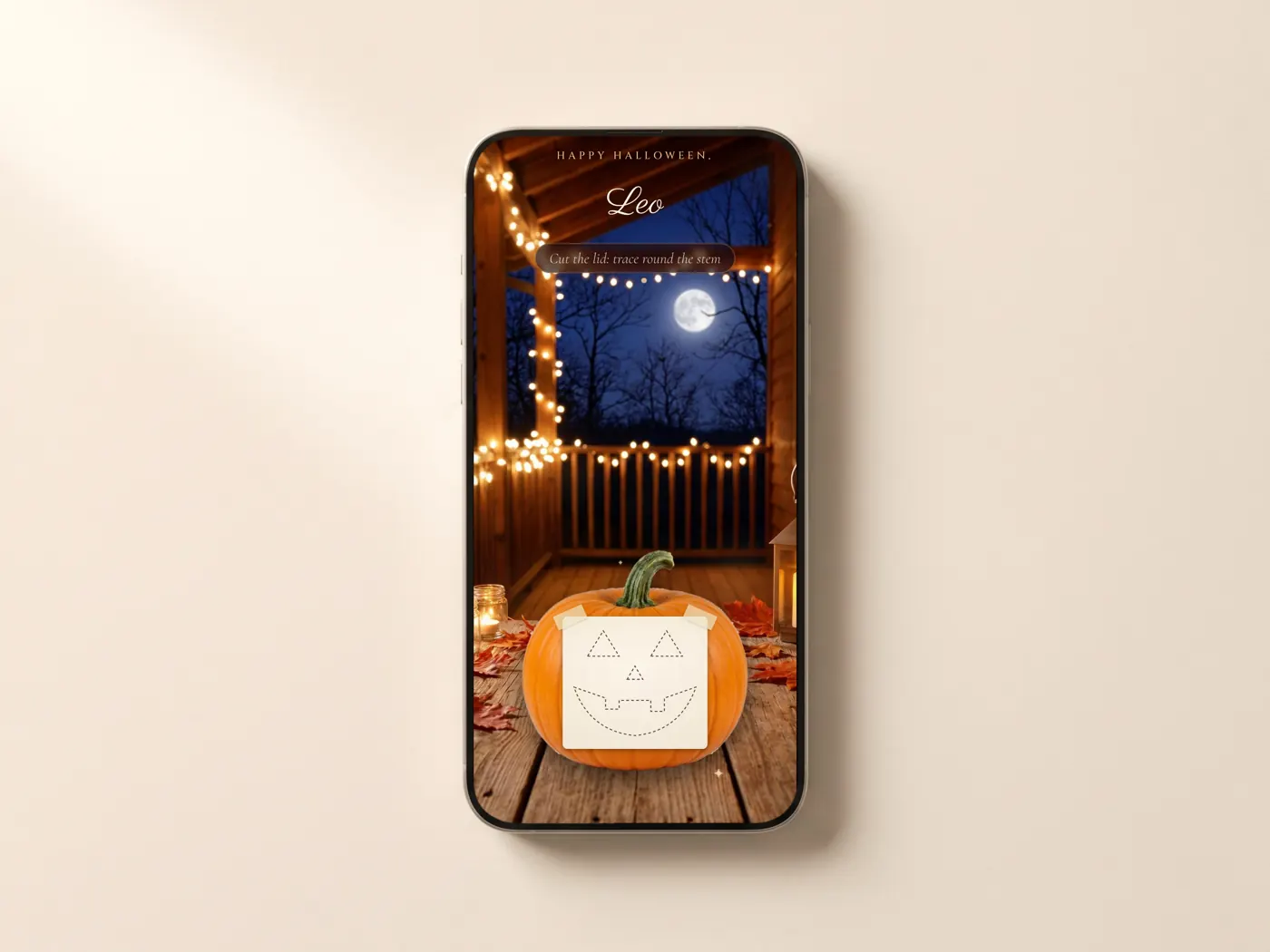 Spooky Sweet: animated digital letter