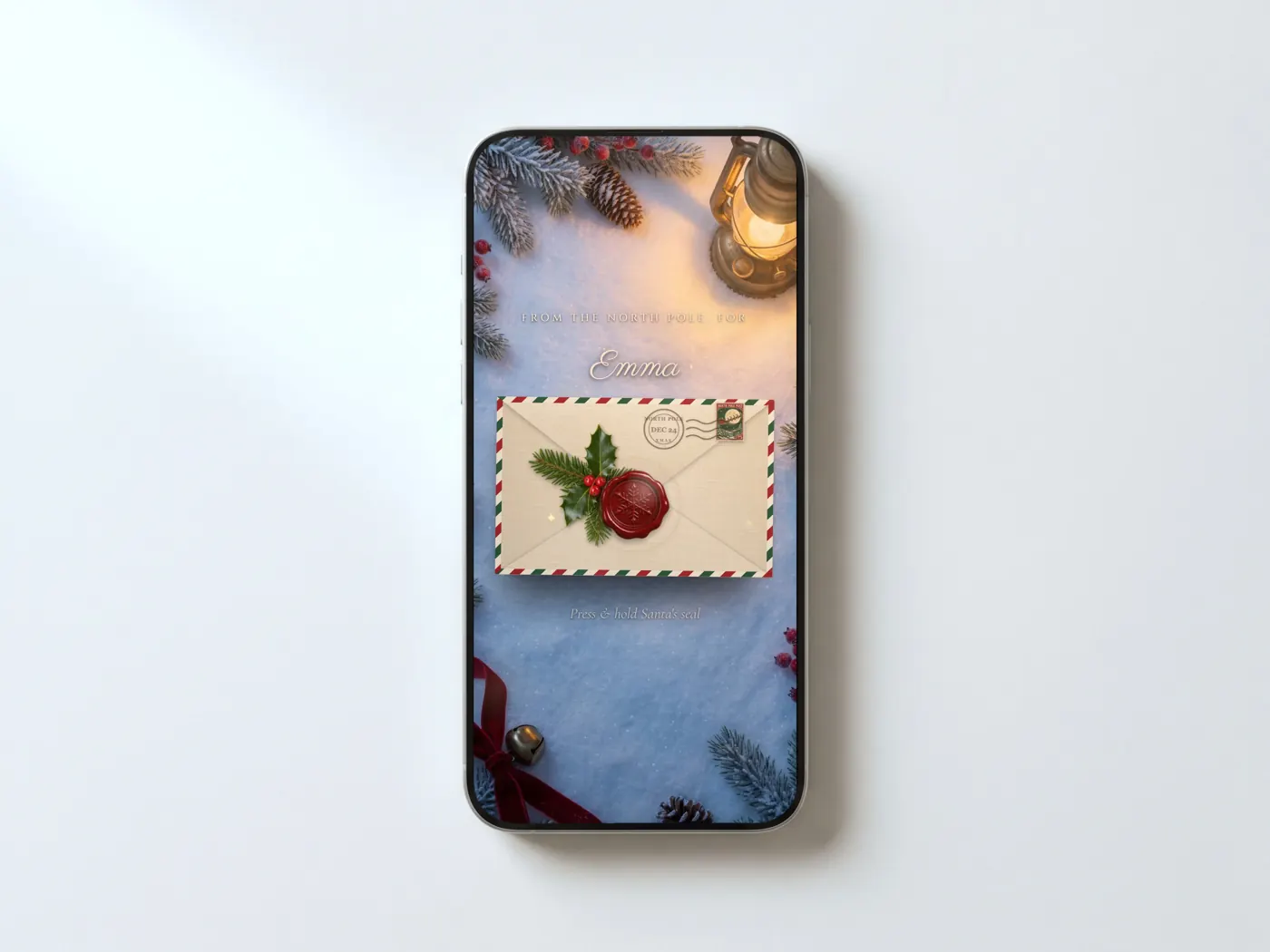 Letter from Santa: animated digital letter